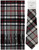 Thompson Grey Tartan Brushwool Scarf & Tie Gift Set Scottish Clan
