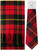 Wallace Modern Tartan Brushwool Scarf & Tie Gift Set Scottish Clan