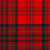 Braeriach 13oz Medium Fabric Matheson Red Modern Tartan 1 Metre