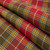 Buchanan Old Weathered lightweight tartan fabric arranged in folds