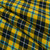 Cornish National lightweight tartan fabric arranged in folds