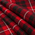 Cunningham Modern lightweight tartan fabric arranged in folds