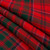 Drummond Modern lightweight tartan fabric arranged in folds