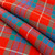 Light Weight 10oz Fabric Material Fraser Red Ancient Tartan 1 Metre lightweight tartan fabric arranged in folds