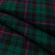 Light Weight 10oz Fabric Material Morrison Green Modern Tartan 1 Metre