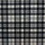 Light Weight 10oz Fabric Material Scott Black-White Modern Tartan 1 Metre
