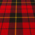 Light Weight 10oz Fabric Material Wallace Red Modern Tartan 1 Metre
