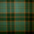 Light Weight 10oz Fabric Material All Ireland Green Irish Tartan 1 Metre