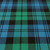 Heavy Weight 16oz Fabric Material Black Watch Ancient Tartan 1 Metre