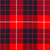 Heavy Weight 16oz Fabric Material Hamilton Red Modern Tartan 1 Metre