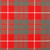 Heavy Weight 16oz Fabric Material Hamilton Red Weathered Tartan 1 Metre