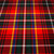 Heavy Weight 16oz Fabric Material Innes Red Modern Tartan 1 Metre