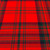 Heavy Weight 16oz Fabric Material Matheson Red Modern Tartan 1 Metre