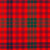 Heavy Weight 16oz Fabric Material Ross Red Modern Tartan 1 Metre