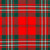 Heavy Weight 16oz Fabric Material Scott Red Modern Tartan 1 Metre
