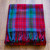 British Columbia Tartan Traditional Scottish Blanket Throw Wool Mix