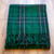 MacLean Hunting Modern Tartan Traditional Scottish Blanket Throw Wool Mix