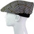 Mens Tartan Flat Cap Burns Check Modern Plaid Design Mens and Womens One size Elasticated Band Comfort Fit Scottish Made