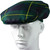 Mens Tartan Flat Cap Johnston Modern Tartan Plaid Design Mens and Womens One size Elasticated Band Comfort Fit Scottish Made