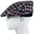 Mens Tartan Flat Cap Borthwick Ancient Tartan Plaid Design Mens and Womens One size Elasticated Band Comfort Fit Scottish Made