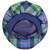 Mens Tartan Flat Cap Malcolm Ancient Tartan Plaid Design Mens and Womens One size Elasticated Band Comfort Fit Scottish Made