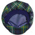 Mens Tartan Flat Cap Campbell of Argyll Modern Tartan Plaid Design Mens and Womens One size Elasticated Band Comfort Fit Scottish Made