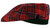 Mens Tartan Flat Cap MacKillop Modern Tartan Plaid Design Mens and Womens One size Elasticated Band Comfort Fit Scottish Made