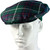 Mens Tartan Flat Cap MacIntyre Hunting Modern Tartan Plaid Design Mens and Womens One size Elasticated Band Comfort Fit Scottish Made