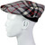 Mens Tartan Flat Cap Thomson Grey Tartan Plaid Design Mens and Womens One size Elasticated Band Comfort Fit Scottish Made
