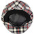 Mens Tartan Flat Cap Thomson Grey Tartan Plaid Design Mens and Womens One size Elasticated Band Comfort Fit Scottish Made