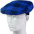 Mens Tartan Flat Cap Morgan Modern Tartan Plaid Design Mens and Womens One size Elasticated Band Comfort Fit Scottish Made