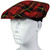 Lambswool Scarf & Flat Cap Matching Gift Set Wallace Modern Tartan Plaid One Size
