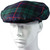 Lambswool Scarf & Flat Cap Matching Gift Set Morrison Green Modern Tartan Plaid One Size