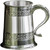 1 Pint Pewter Tankard With Satin Band and Celtic Band Design 1 Pint Pewter Tankard With Satin Band and Celtic Band Design