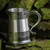 1 Pint Pewter Tankard With Satin Band and Celtic Band Design 1 Pint Pewter Tankard With Satin Band and Celtic Band Design
