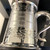 1 Pint Pewter Tankard With Satin Band and Celtic Band Design 1 Pint Pewter Tankard With Satin Band and Celtic Band Design