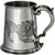 1 Pint Pewter Tankard With Celtic Lion Design Scroll Handle