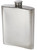 6oz Hip Flask With Celtic Cross Design embossed on front Kidney shaped pewter flask Bright Polished Finish Engravable on back Made in the UK