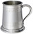 Pewter Tankard Half Pint Double Embossed celtic band Top and bottom of Tankard body Swan Handle High Quality 100% Pure Pewter Beer tankard Can Be Engraved Custom Text - Gift for Him/Her Made in the UK