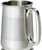 Pewter Tankard 1 Pint Howard Style Satin Banded with C Handle Pewter Tankard 1 Pint Howard Style Satin Banded with C Handle