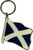 Scottish Souvenir Keyring Scottish Saltire Wavy Flag Brass Metal Scottish Souvenir Keyring Scottish Saltire Wavy Flag Brass Metal