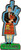 Traditional Piper Fridge Magnet Playing Bagpipes Scotland