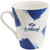 Scotland Grunge design Saltire Flag Mug White Blue Colour with Scotland wording inside Set of 2