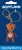 Dancing Cow Keyring Red With Saltire Cross Scottish Flag Twin Clasp Swivel Lobster Carabiner Snap Hook and Flat Split Ring