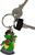 Scottish Souvenir Keyring Fun Nessie with Bagpipes Green Colour on Brass Metal Scottish Souvenir Keyring Fun Nessie with Bagpipes Green Colour on Brass Metal