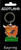 Scottish Souvenir Keyring Fun Orange Highland Coo Design Scotland on Brass Metal