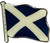 Saltire Fridge Magnet Scotland Flag Wavy