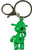 Dancing Nessie Keyring Loch Ness Monster with Saltire Cross Scotland Flag