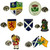 Scottish Lapel Pin Badges Thistle, Piper, Nessie, Saltire, Lion, Crest, Flags Scottish Lapel Pin Badges Thistle, Piper, Nessie, Saltire, Lion, Crest, Flags