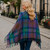 Ladies Shawl Lambswool Isle Of Skye Tartan 70 x 180 cm